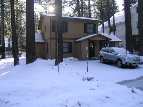 Front of cabin 