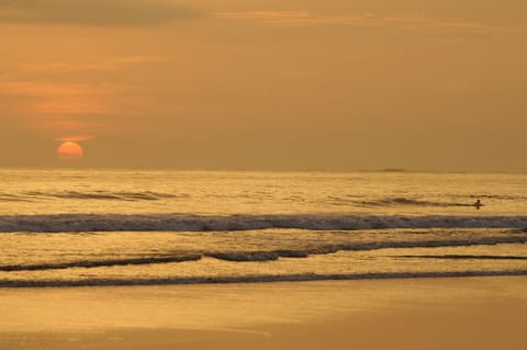 On the beach