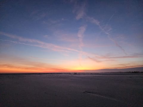 On the beach