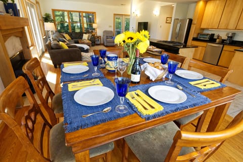 Wonderful space with open, bright floor plan, walls of windows & gourmet kitchen