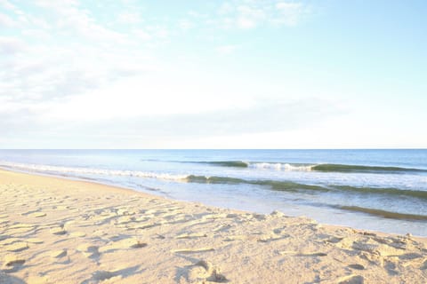 Beach nearby, sun loungers, beach towels