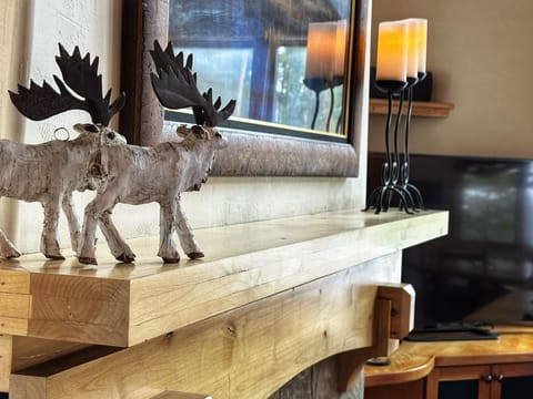 Homey touches throughout.