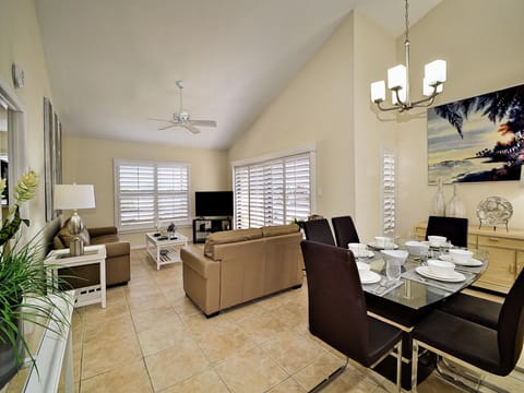 Open floor plan is perfect for guest interaction.