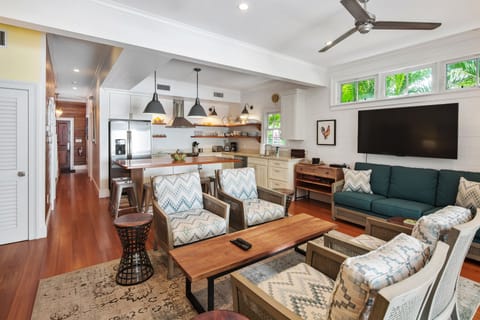 Plenty of seating for family and friends.