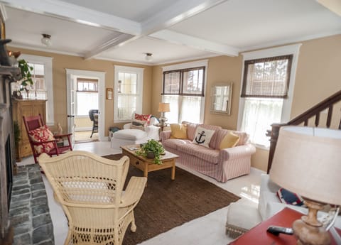 Spacious and bright living room for relaxing