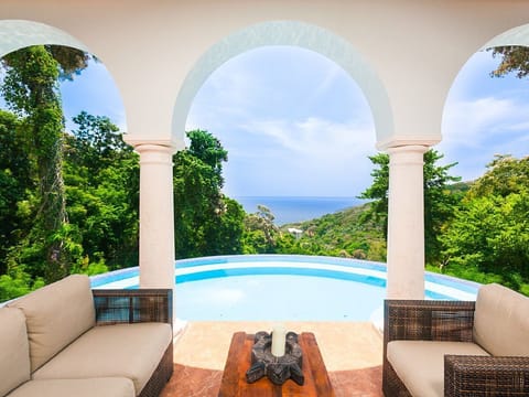 Patio Pool and Sea View