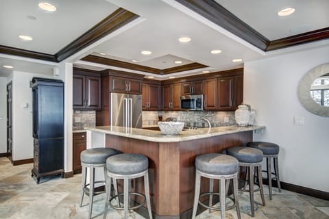 Indoors, Kitchen, Furniture, Floor, Kitchen Island