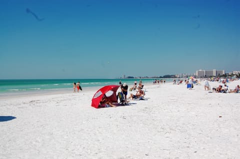 Sun loungers, beach towels