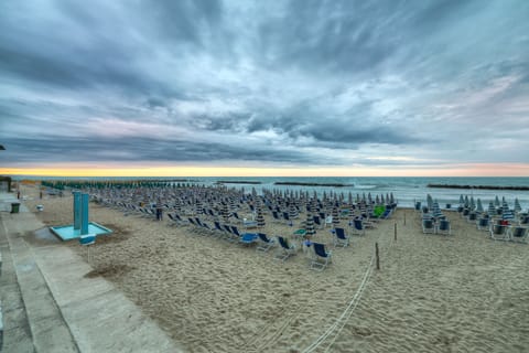 Beach nearby, beach umbrellas