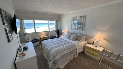 The bedroom looks directly over the Gulf of Mexico!