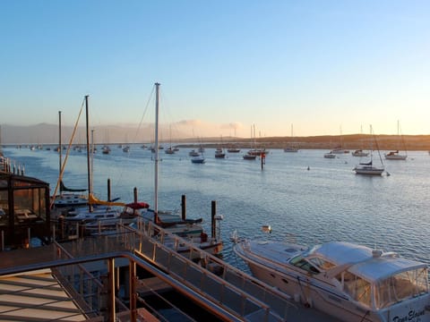 Looking south from balcony you see Montana de Oro and great views of Morro Bay.
