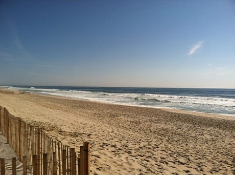 On the beach