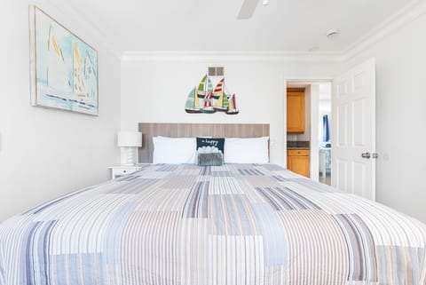 Bedroom #6 includes a king bed and roku TV.