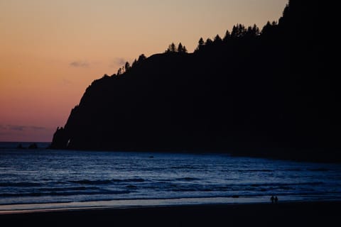 On the beach