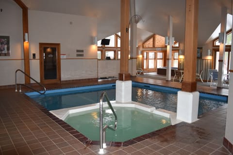 Indoor pool, a heated pool