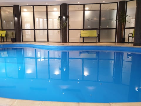 Indoor pool, a heated pool