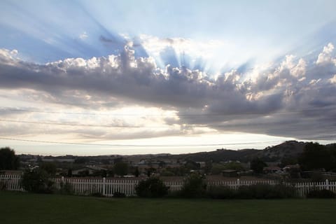 Evening sky from backyard