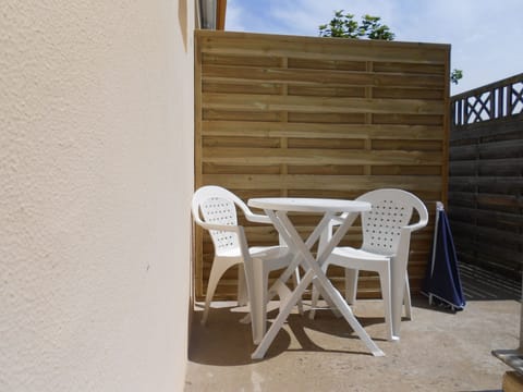 Terrace with garden furniture