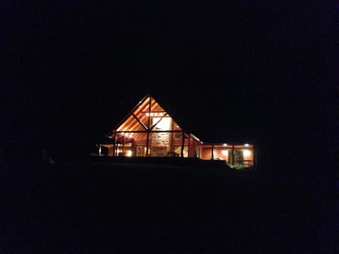 Night view of LSC Cabin