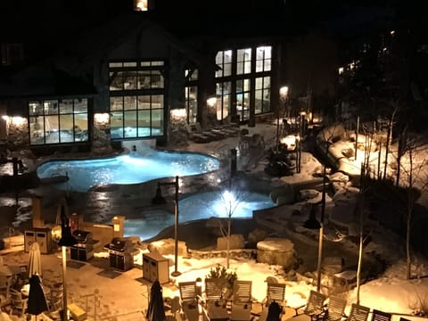 Indoor pool, outdoor pool