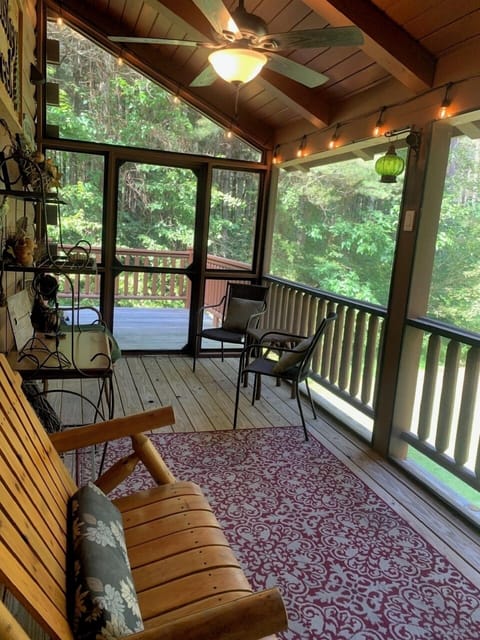 Beautiful screened-in porch!