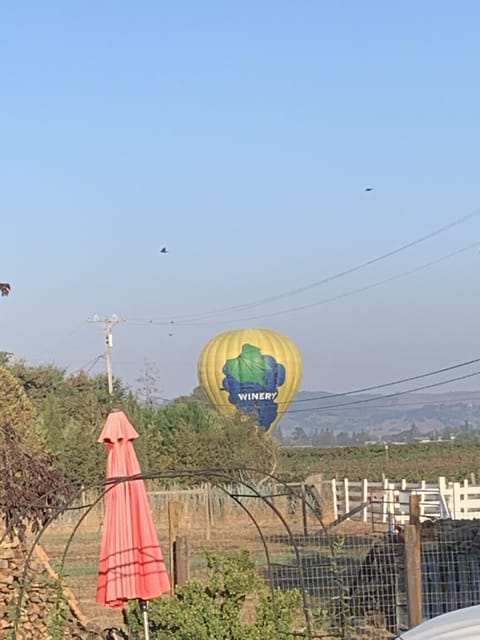 Early mornings you might see air balloons passing by