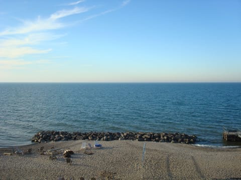 On the beach