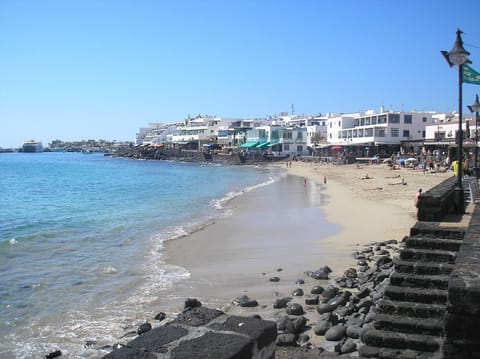 On the beach