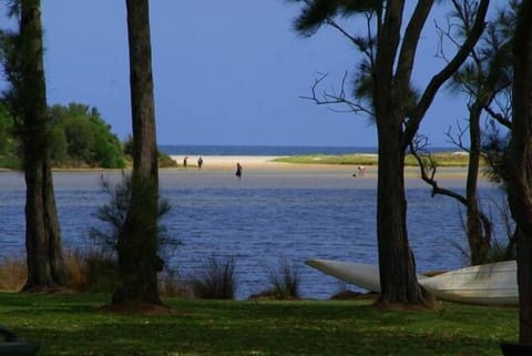 Beach nearby, sun loungers