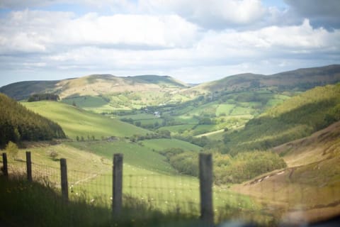looking back across the valley at Fronlwyd