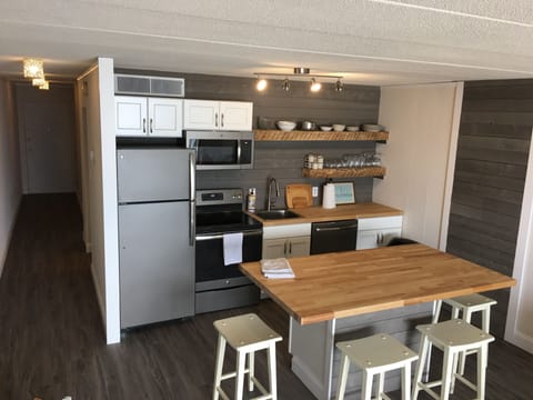 Open kitchen space 