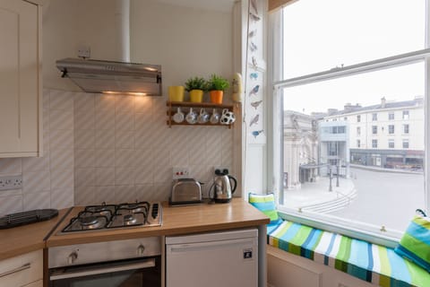 Window seat overlooking Usher Hall