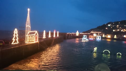 Mousehole Xmas lights,  well worth a visit 