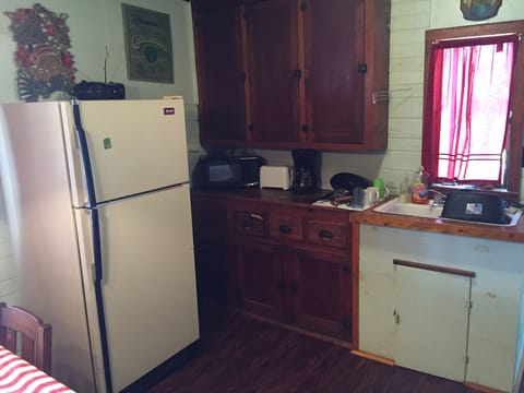 Microwave, oven, stovetop, coffee/tea maker