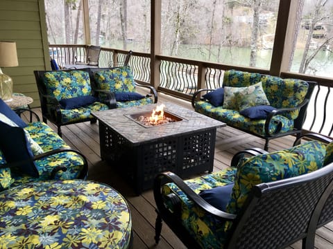 Gas Fire Pit , middle level