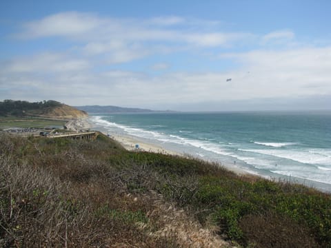 Looking South at Torrey Pines Beach and 
La Jolla in the distance