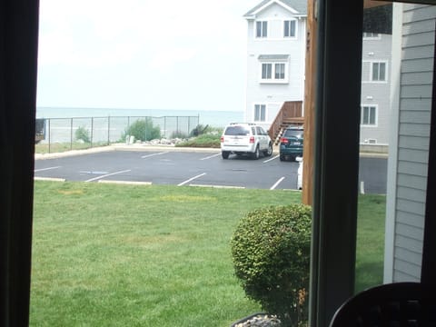 Walk down 3 steps to your back yard overlooking Lake Erie.