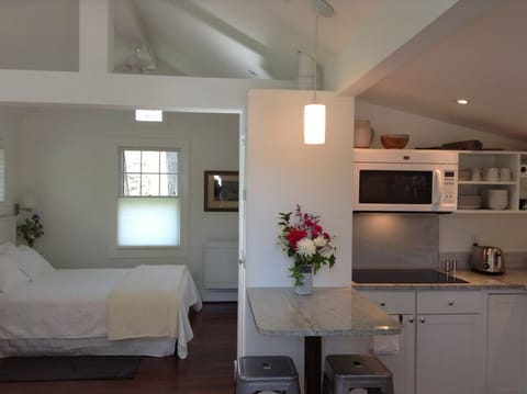 An open floor plan makes the best of this small space.