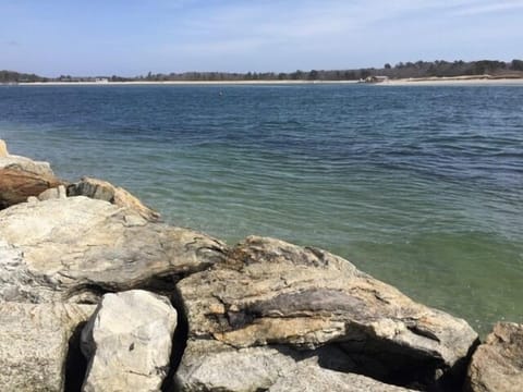 Beach nearby, sun loungers