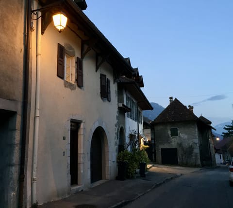 Night falls in the village