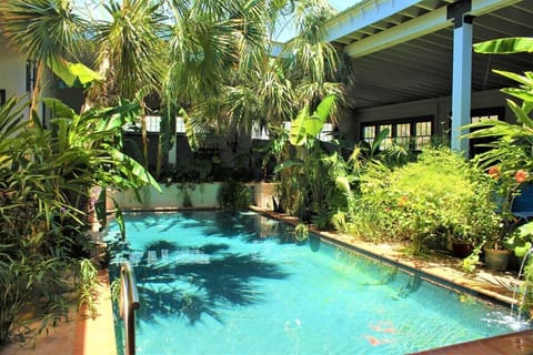 Indoor pool, a heated pool