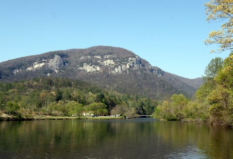 View from our dock on Lake Lure