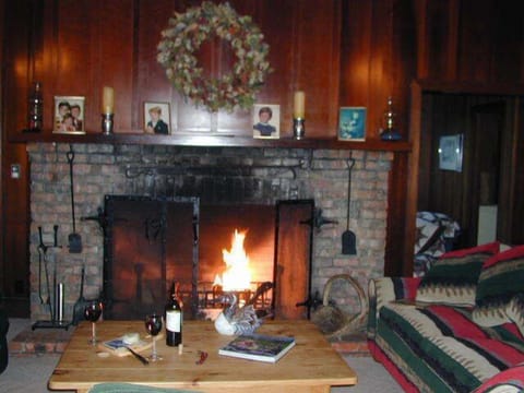 The fireplace and the greatroom are the center of the house.