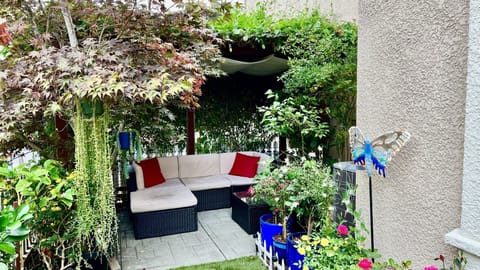 floral grotto to relax in