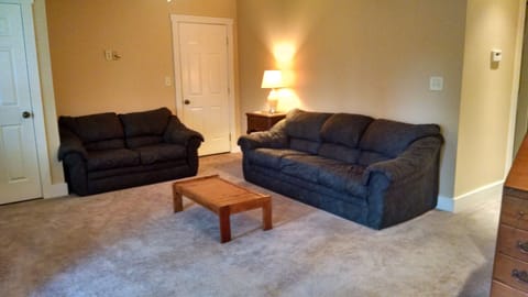 Living Room - Two memory foam roll aways are available.