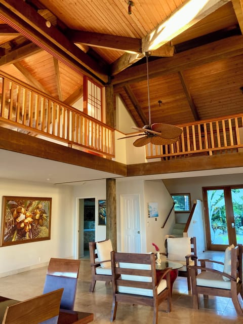 Entry from front gardens into a generous lobby and great room.