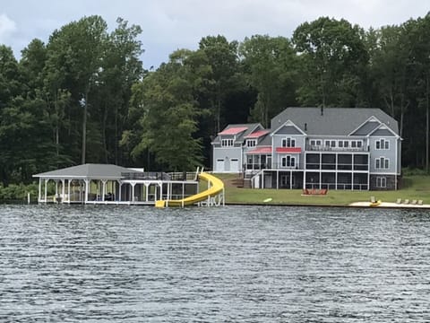 View of house from the lake.