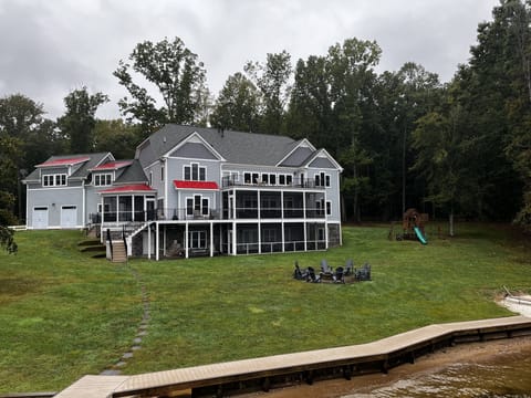 View from dock facing back of house.