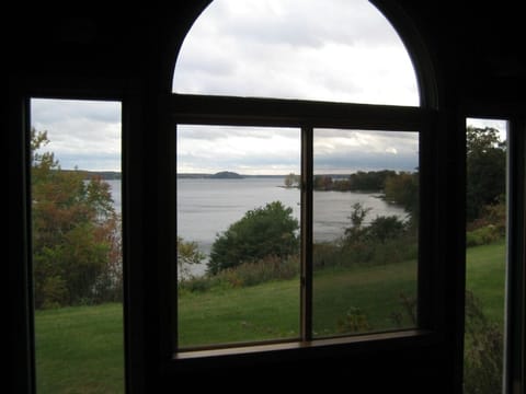 Beautiful view of Saratoga Lake Looking out from Dining Area