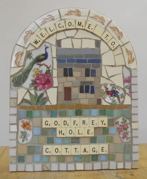 Make a mosaic at Zantium Studios next door. Short courses available to book.